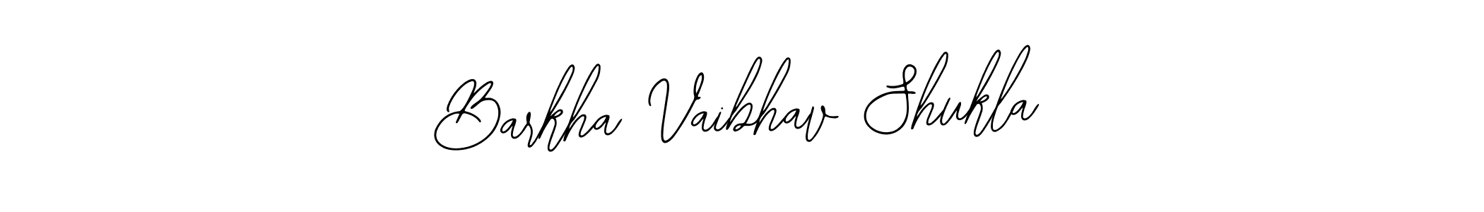 Make a beautiful signature design for name Barkha Vaibhav Shukla. Use this online signature maker to create a handwritten signature for free. Barkha Vaibhav Shukla signature style 12 images and pictures png