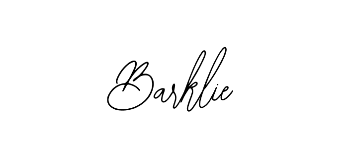 Similarly Bearetta-2O07w is the best handwritten signature design. Signature creator online .You can use it as an online autograph creator for name Barklie. Barklie signature style 12 images and pictures png