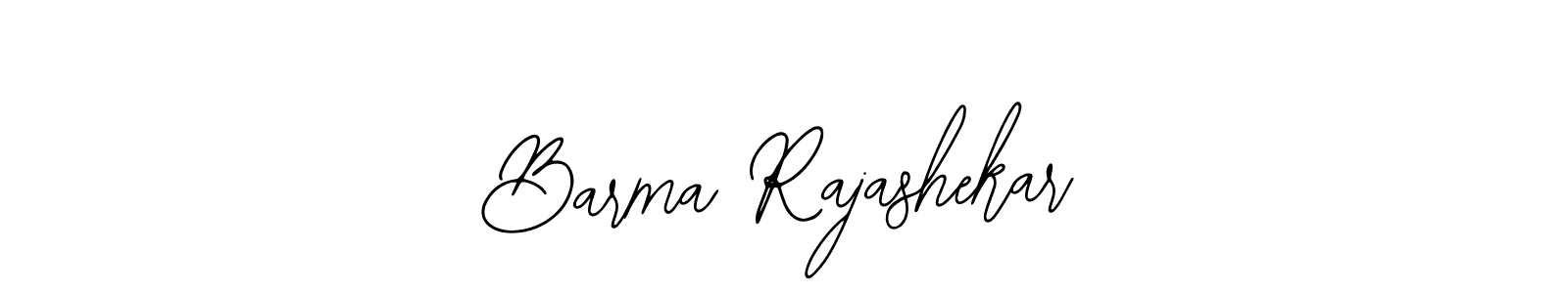 Similarly Bearetta-2O07w is the best handwritten signature design. Signature creator online .You can use it as an online autograph creator for name Barma Rajashekar. Barma Rajashekar signature style 12 images and pictures png