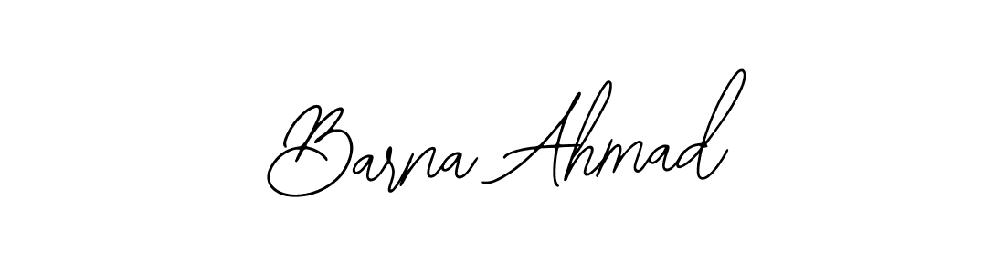 Barna Ahmad stylish signature style. Best Handwritten Sign (Bearetta-2O07w) for my name. Handwritten Signature Collection Ideas for my name Barna Ahmad. Barna Ahmad signature style 12 images and pictures png