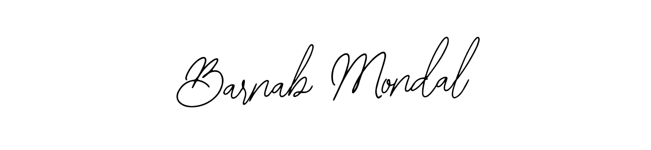 Use a signature maker to create a handwritten signature online. With this signature software, you can design (Bearetta-2O07w) your own signature for name Barnab Mondal. Barnab Mondal signature style 12 images and pictures png