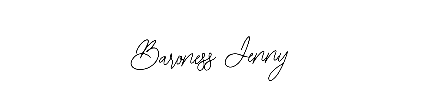 Bearetta-2O07w is a professional signature style that is perfect for those who want to add a touch of class to their signature. It is also a great choice for those who want to make their signature more unique. Get Baroness Jenny name to fancy signature for free. Baroness Jenny signature style 12 images and pictures png