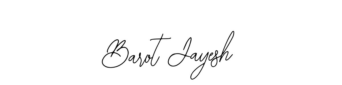 How to make Barot Jayesh signature? Bearetta-2O07w is a professional autograph style. Create handwritten signature for Barot Jayesh name. Barot Jayesh signature style 12 images and pictures png