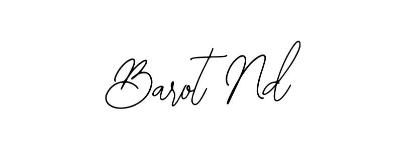 Create a beautiful signature design for name Barot Nd. With this signature (Bearetta-2O07w) fonts, you can make a handwritten signature for free. Barot Nd signature style 12 images and pictures png