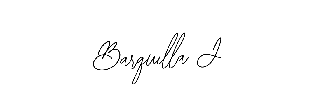 You can use this online signature creator to create a handwritten signature for the name Barquilla J. This is the best online autograph maker. Barquilla J signature style 12 images and pictures png