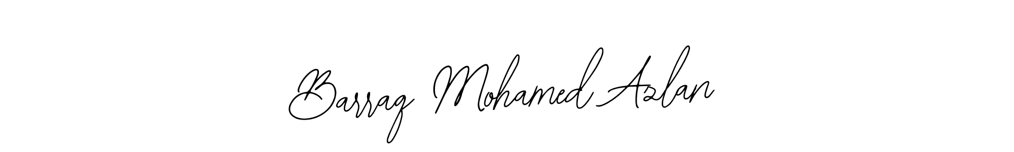 It looks lik you need a new signature style for name Barraq Mohamed Azlan. Design unique handwritten (Bearetta-2O07w) signature with our free signature maker in just a few clicks. Barraq Mohamed Azlan signature style 12 images and pictures png