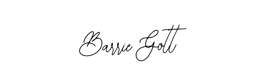 Make a beautiful signature design for name Barrie Gott. Use this online signature maker to create a handwritten signature for free. Barrie Gott signature style 12 images and pictures png