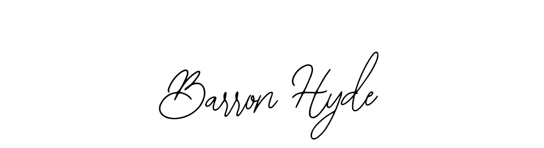 Similarly Bearetta-2O07w is the best handwritten signature design. Signature creator online .You can use it as an online autograph creator for name Barron Hyde. Barron Hyde signature style 12 images and pictures png