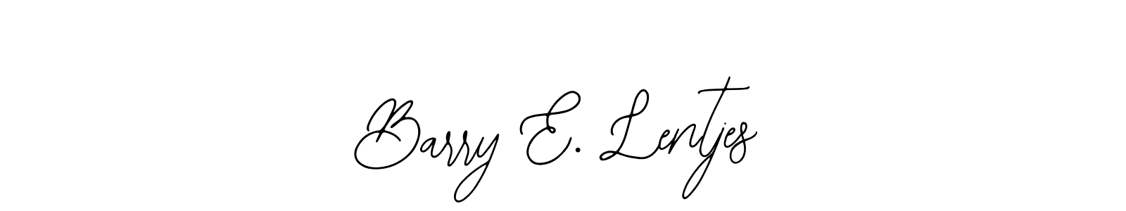 Design your own signature with our free online signature maker. With this signature software, you can create a handwritten (Bearetta-2O07w) signature for name Barry E. Lentjes. Barry E. Lentjes signature style 12 images and pictures png