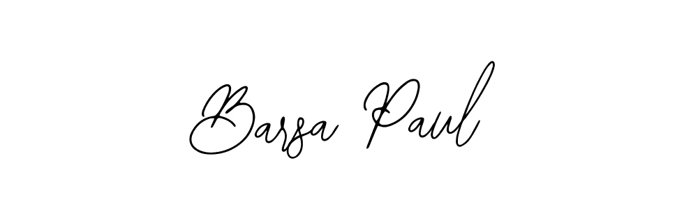 Similarly Bearetta-2O07w is the best handwritten signature design. Signature creator online .You can use it as an online autograph creator for name Barsa Paul. Barsa Paul signature style 12 images and pictures png