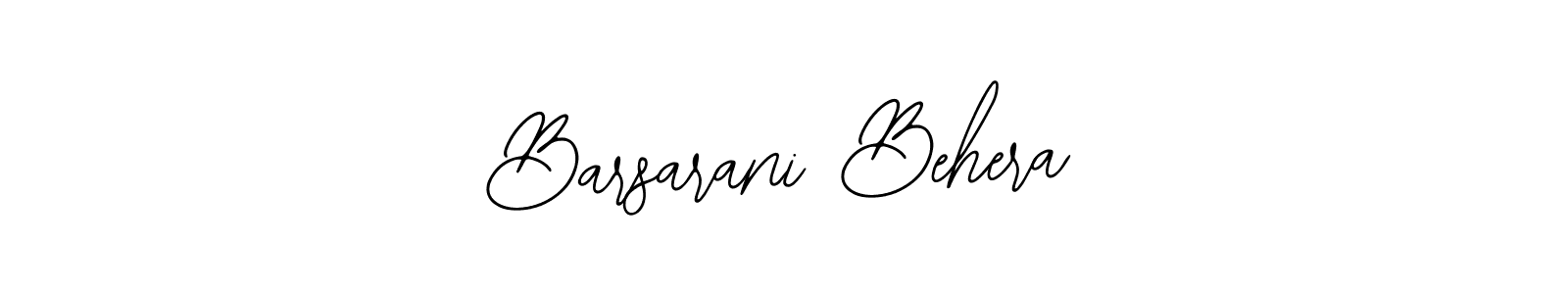 The best way (Bearetta-2O07w) to make a short signature is to pick only two or three words in your name. The name Barsarani Behera include a total of six letters. For converting this name. Barsarani Behera signature style 12 images and pictures png