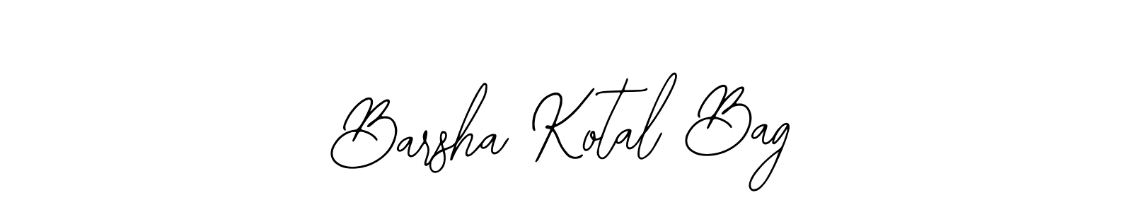 Design your own signature with our free online signature maker. With this signature software, you can create a handwritten (Bearetta-2O07w) signature for name Barsha Kotal Bag. Barsha Kotal Bag signature style 12 images and pictures png