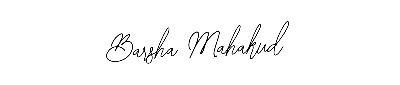 Use a signature maker to create a handwritten signature online. With this signature software, you can design (Bearetta-2O07w) your own signature for name Barsha Mahakud. Barsha Mahakud signature style 12 images and pictures png