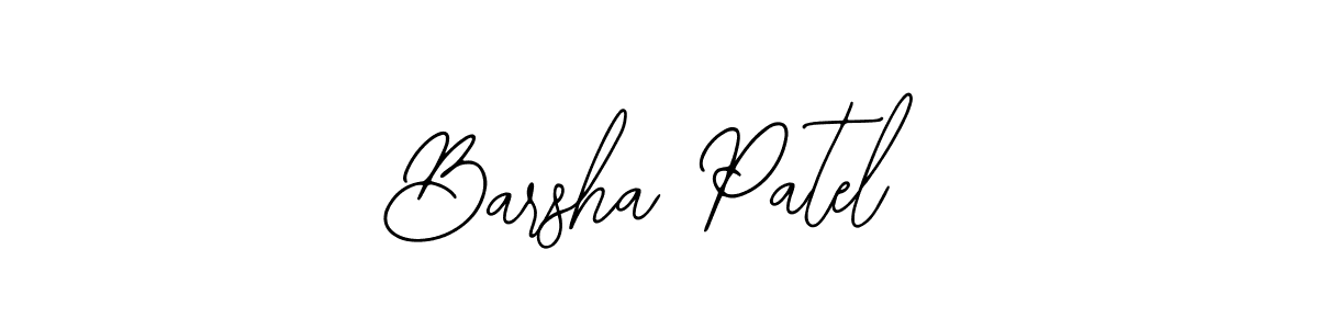 Use a signature maker to create a handwritten signature online. With this signature software, you can design (Bearetta-2O07w) your own signature for name Barsha Patel. Barsha Patel signature style 12 images and pictures png