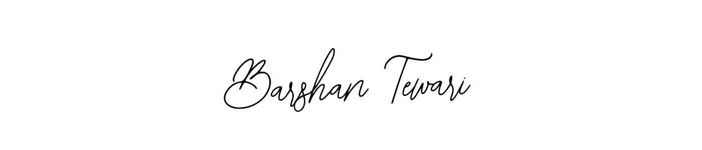 How to make Barshan Tewari name signature. Use Bearetta-2O07w style for creating short signs online. This is the latest handwritten sign. Barshan Tewari signature style 12 images and pictures png