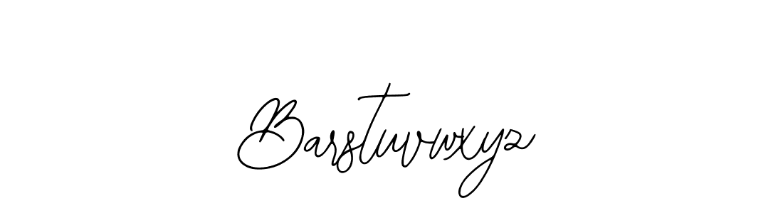 How to make Barstuvwxyz signature? Bearetta-2O07w is a professional autograph style. Create handwritten signature for Barstuvwxyz name. Barstuvwxyz signature style 12 images and pictures png