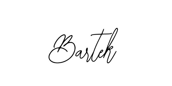 How to make Bartek name signature. Use Bearetta-2O07w style for creating short signs online. This is the latest handwritten sign. Bartek signature style 12 images and pictures png