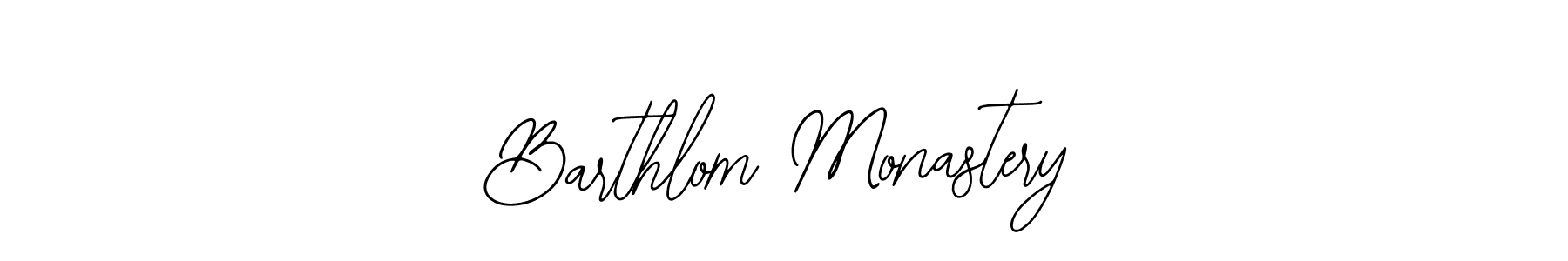 It looks lik you need a new signature style for name Barthlom Monastery. Design unique handwritten (Bearetta-2O07w) signature with our free signature maker in just a few clicks. Barthlom Monastery signature style 12 images and pictures png