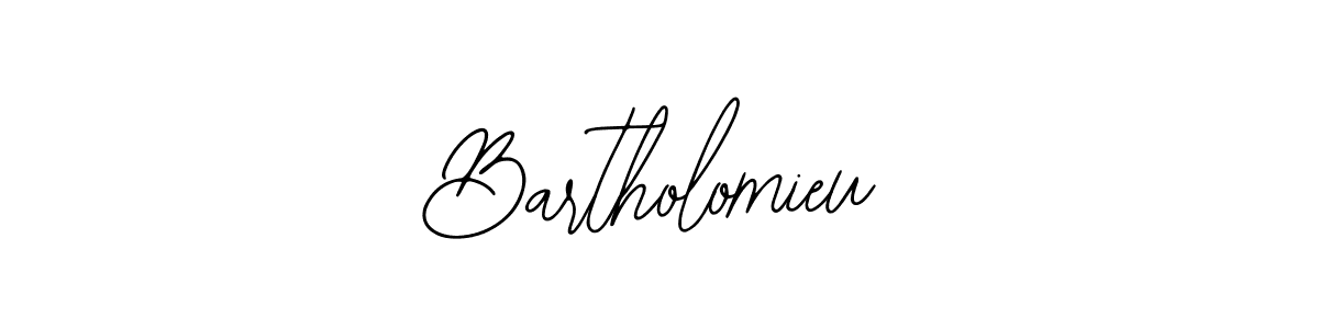 How to make Bartholomieu name signature. Use Bearetta-2O07w style for creating short signs online. This is the latest handwritten sign. Bartholomieu signature style 12 images and pictures png