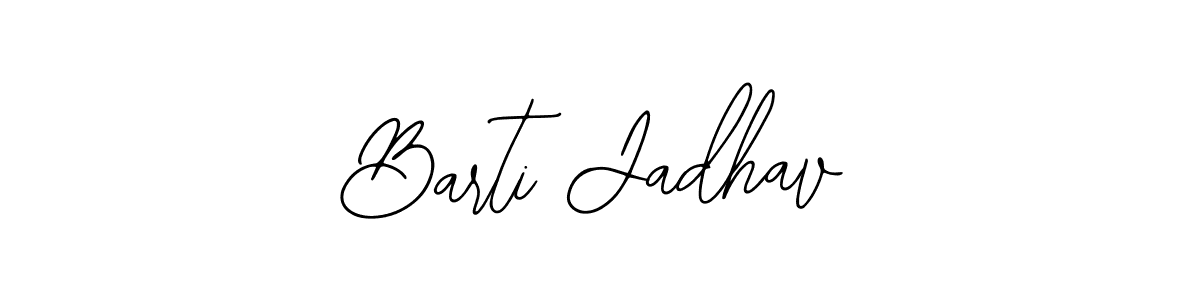 Use a signature maker to create a handwritten signature online. With this signature software, you can design (Bearetta-2O07w) your own signature for name Barti Jadhav. Barti Jadhav signature style 12 images and pictures png