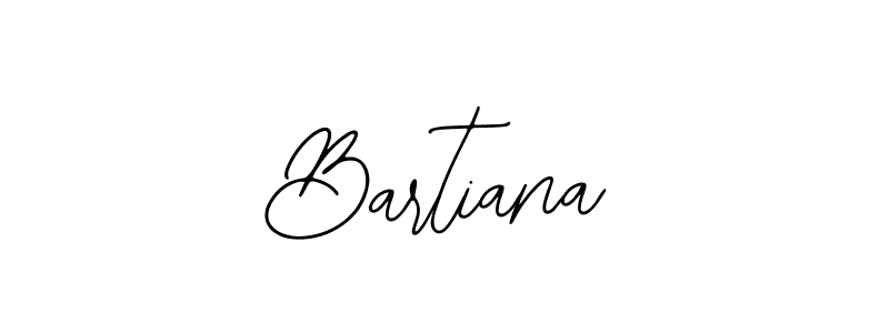 How to make Bartiana name signature. Use Bearetta-2O07w style for creating short signs online. This is the latest handwritten sign. Bartiana signature style 12 images and pictures png