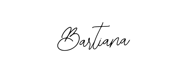 How to make Bartiana name signature. Use Bearetta-2O07w style for creating short signs online. This is the latest handwritten sign. Bartiana signature style 12 images and pictures png