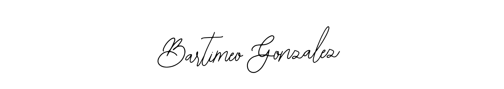 Use a signature maker to create a handwritten signature online. With this signature software, you can design (Bearetta-2O07w) your own signature for name Bartimeo Gonzalez. Bartimeo Gonzalez signature style 12 images and pictures png