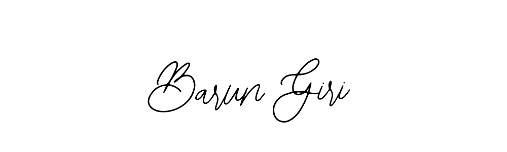 Use a signature maker to create a handwritten signature online. With this signature software, you can design (Bearetta-2O07w) your own signature for name Barun Giri. Barun Giri signature style 12 images and pictures png