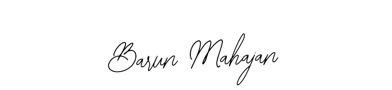 How to make Barun Mahajan name signature. Use Bearetta-2O07w style for creating short signs online. This is the latest handwritten sign. Barun Mahajan signature style 12 images and pictures png