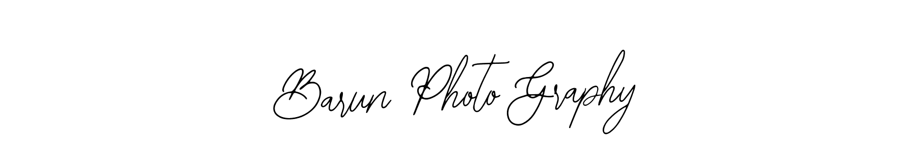 Similarly Bearetta-2O07w is the best handwritten signature design. Signature creator online .You can use it as an online autograph creator for name Barun Photo Graphy. Barun Photo Graphy signature style 12 images and pictures png