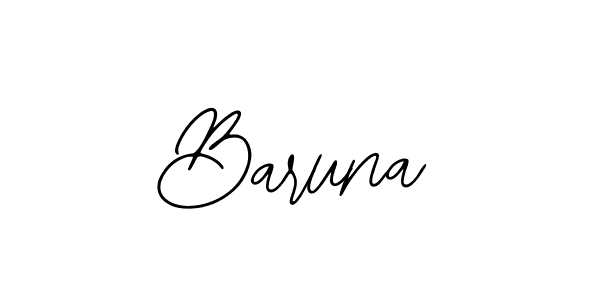 Design your own signature with our free online signature maker. With this signature software, you can create a handwritten (Bearetta-2O07w) signature for name Baruna. Baruna signature style 12 images and pictures png