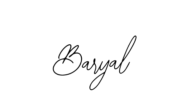 Bearetta-2O07w is a professional signature style that is perfect for those who want to add a touch of class to their signature. It is also a great choice for those who want to make their signature more unique. Get Baryal name to fancy signature for free. Baryal signature style 12 images and pictures png