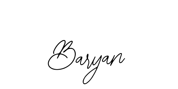 Make a beautiful signature design for name Baryan. With this signature (Bearetta-2O07w) style, you can create a handwritten signature for free. Baryan signature style 12 images and pictures png