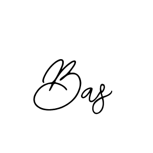 How to make Bas name signature. Use Bearetta-2O07w style for creating short signs online. This is the latest handwritten sign. Bas signature style 12 images and pictures png