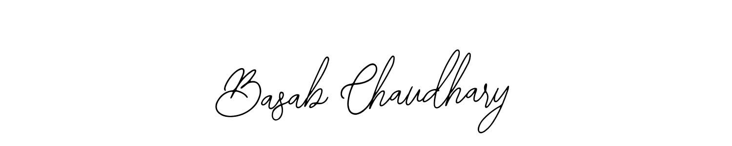 How to Draw Basab Chaudhary signature style? Bearetta-2O07w is a latest design signature styles for name Basab Chaudhary. Basab Chaudhary signature style 12 images and pictures png