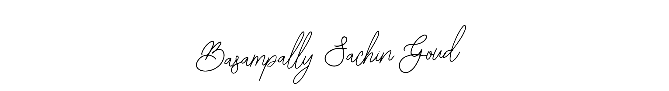 The best way (Bearetta-2O07w) to make a short signature is to pick only two or three words in your name. The name Basampally Sachin Goud include a total of six letters. For converting this name. Basampally Sachin Goud signature style 12 images and pictures png