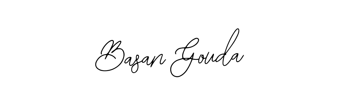 How to make Basan Gouda name signature. Use Bearetta-2O07w style for creating short signs online. This is the latest handwritten sign. Basan Gouda signature style 12 images and pictures png