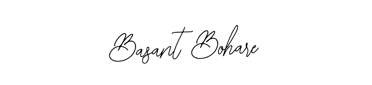 Use a signature maker to create a handwritten signature online. With this signature software, you can design (Bearetta-2O07w) your own signature for name Basant Bohare. Basant Bohare signature style 12 images and pictures png