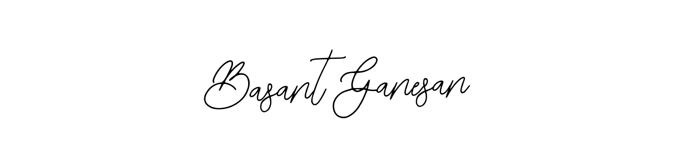 The best way (Bearetta-2O07w) to make a short signature is to pick only two or three words in your name. The name Basant Ganesan include a total of six letters. For converting this name. Basant Ganesan signature style 12 images and pictures png