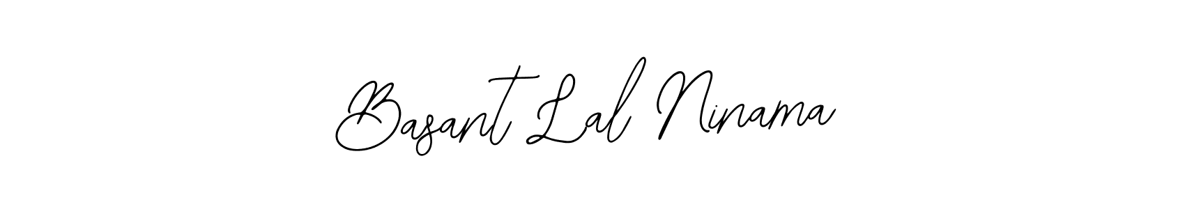 Basant Lal Ninama stylish signature style. Best Handwritten Sign (Bearetta-2O07w) for my name. Handwritten Signature Collection Ideas for my name Basant Lal Ninama. Basant Lal Ninama signature style 12 images and pictures png