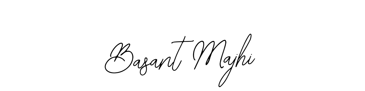The best way (Bearetta-2O07w) to make a short signature is to pick only two or three words in your name. The name Basant Majhi include a total of six letters. For converting this name. Basant Majhi signature style 12 images and pictures png