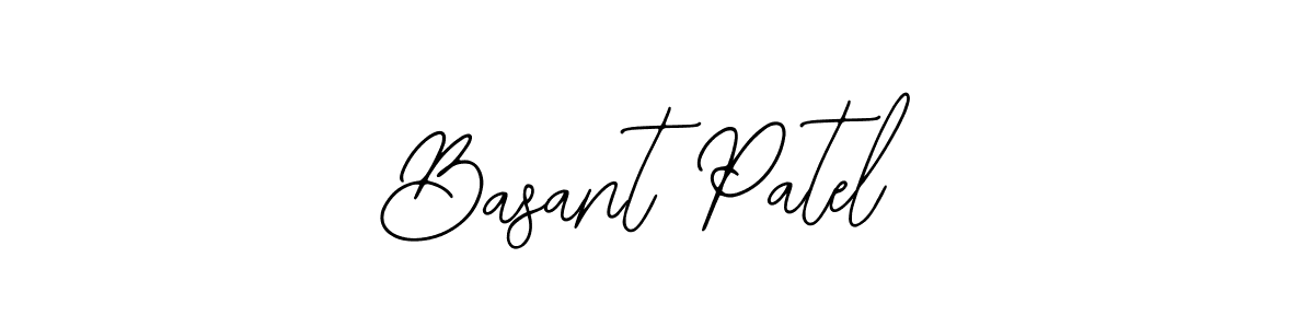 How to make Basant Patel name signature. Use Bearetta-2O07w style for creating short signs online. This is the latest handwritten sign. Basant Patel signature style 12 images and pictures png