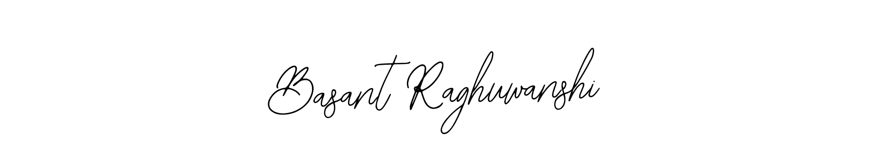 How to make Basant Raghuwanshi name signature. Use Bearetta-2O07w style for creating short signs online. This is the latest handwritten sign. Basant Raghuwanshi signature style 12 images and pictures png