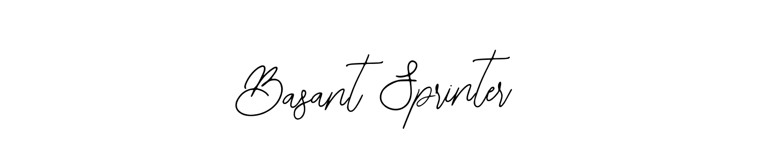 How to make Basant Sprinter signature? Bearetta-2O07w is a professional autograph style. Create handwritten signature for Basant Sprinter name. Basant Sprinter signature style 12 images and pictures png