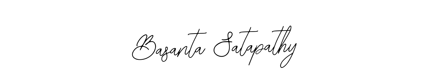 Use a signature maker to create a handwritten signature online. With this signature software, you can design (Bearetta-2O07w) your own signature for name Basanta Satapathy. Basanta Satapathy signature style 12 images and pictures png