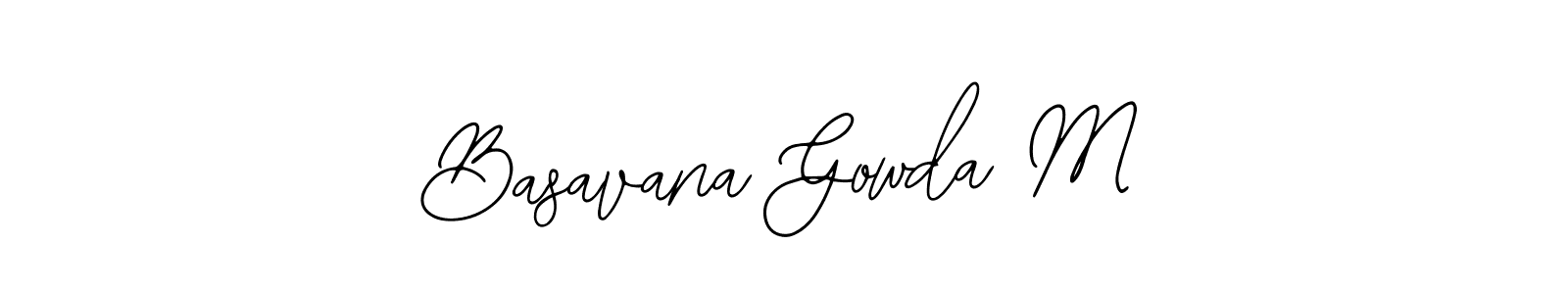 if you are searching for the best signature style for your name Basavana Gowda M. so please give up your signature search. here we have designed multiple signature styles  using Bearetta-2O07w. Basavana Gowda M signature style 12 images and pictures png