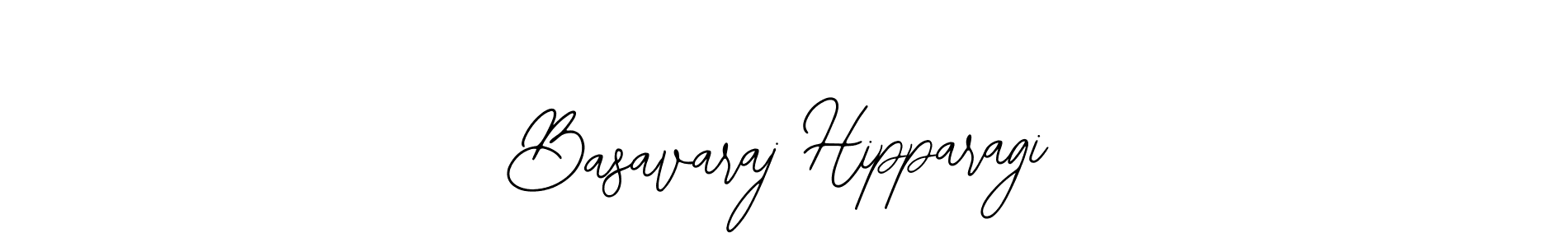 How to make Basavaraj Hipparagi name signature. Use Bearetta-2O07w style for creating short signs online. This is the latest handwritten sign. Basavaraj Hipparagi signature style 12 images and pictures png