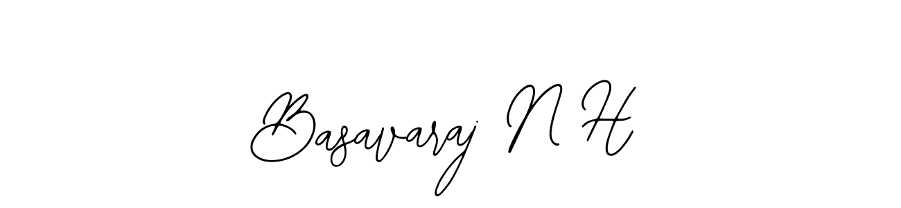 Basavaraj N H stylish signature style. Best Handwritten Sign (Bearetta-2O07w) for my name. Handwritten Signature Collection Ideas for my name Basavaraj N H. Basavaraj N H signature style 12 images and pictures png