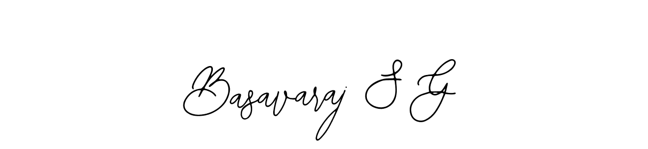 Also You can easily find your signature by using the search form. We will create Basavaraj S G name handwritten signature images for you free of cost using Bearetta-2O07w sign style. Basavaraj S G signature style 12 images and pictures png