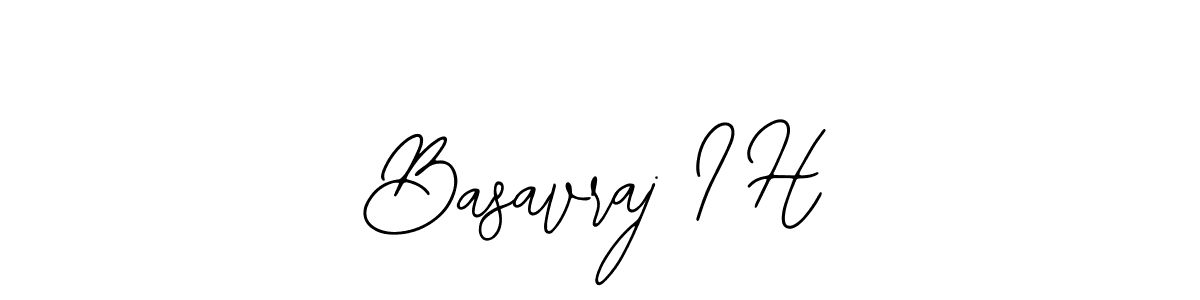 Make a beautiful signature design for name Basavraj I H. Use this online signature maker to create a handwritten signature for free. Basavraj I H signature style 12 images and pictures png